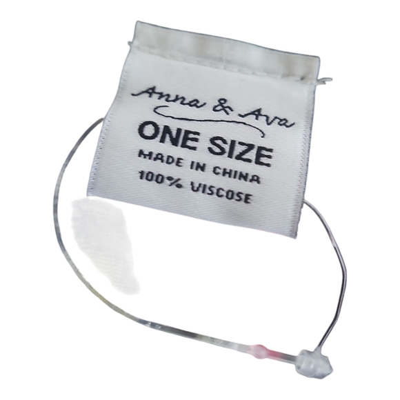 Anna & Ava Multicolor Open Front Kimono Cardigan OS Viscose - Picture 8 of 9